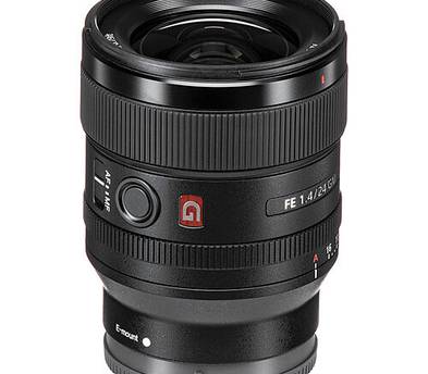 Sony FE 24mm f/1.4 GM Lens E-Mount w/UV Filter and Case