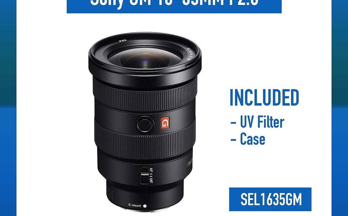 Sony FE 16-35mm f/2.8 GM Lens Mirrorless E-Mount Camera Lens - SEL1635GM F2.8