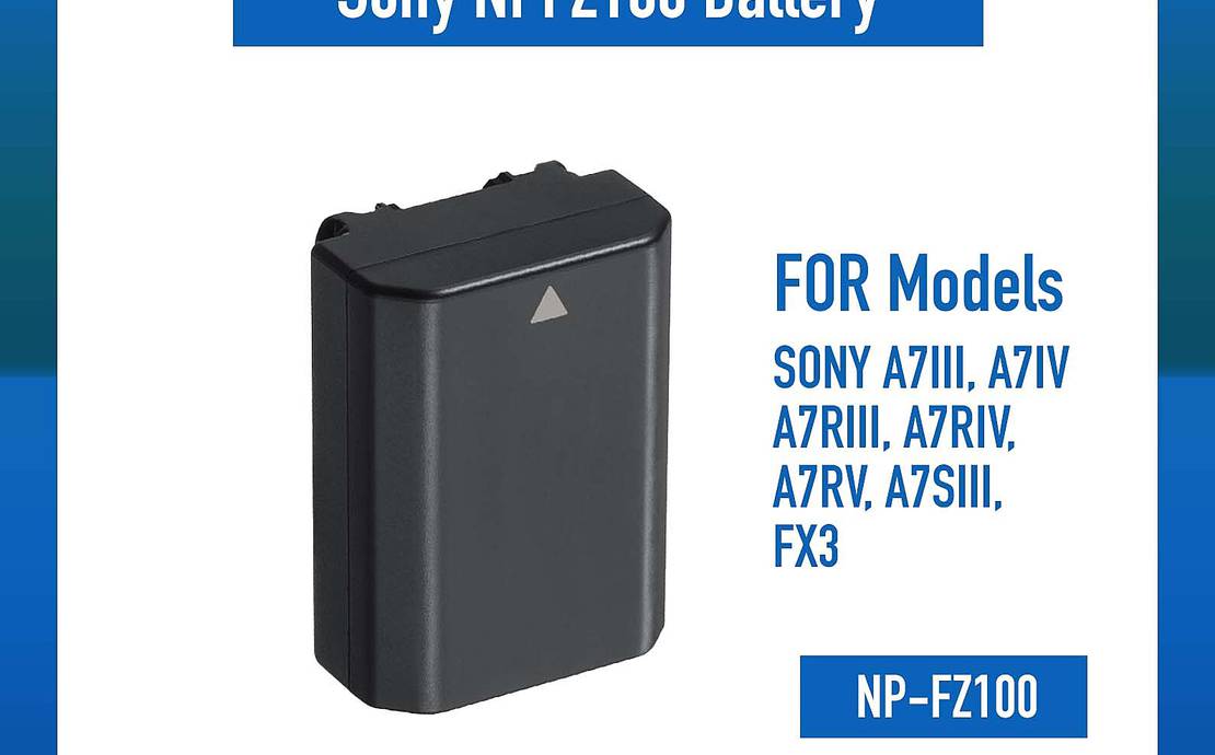 Sony NP-FZ100 Rechargeable Lithium-Ion Battery (2280mAh) NPFZ100