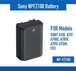 Sony NP-FZ100 Rechargeable Lithium-Ion Battery (2280mAh) NPFZ100