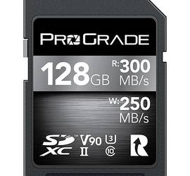 ProGrade Digital 128GB V90 UHS-II SDXC SD Memory Card