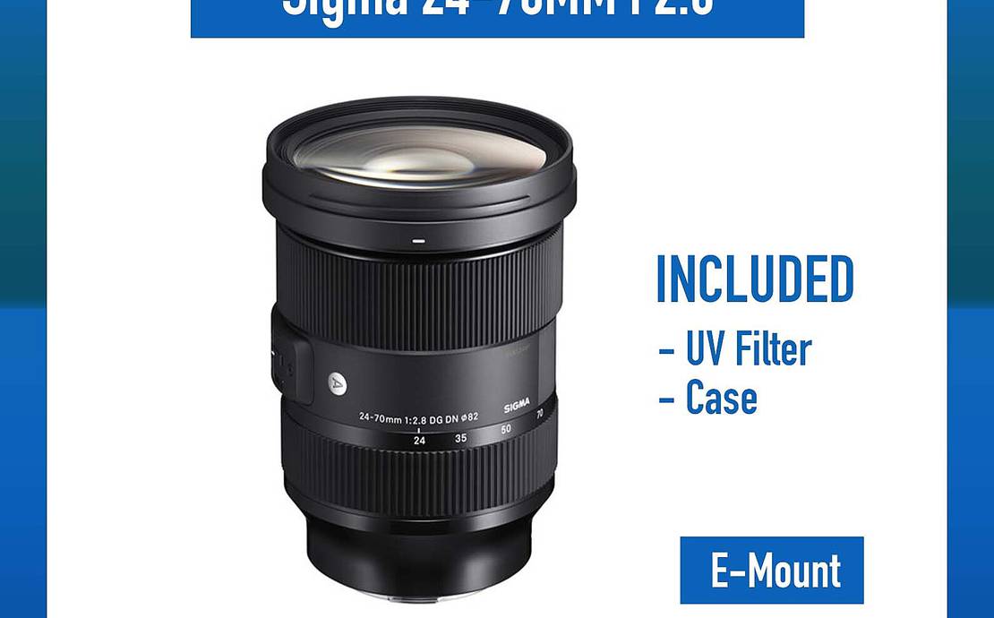 Sigma 24-70mm f/2.8 DG DN Art Sony E Mount Lens