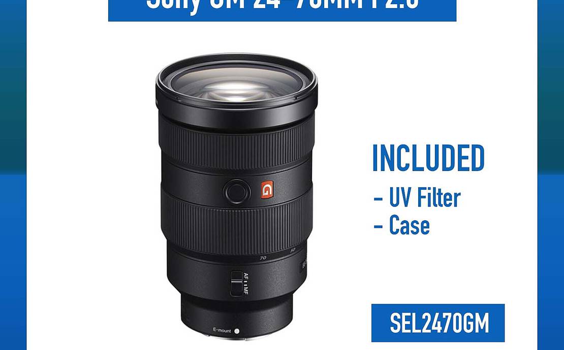 Sony FE 24-70mm f/2.8 GM E-Mount Camera Lens