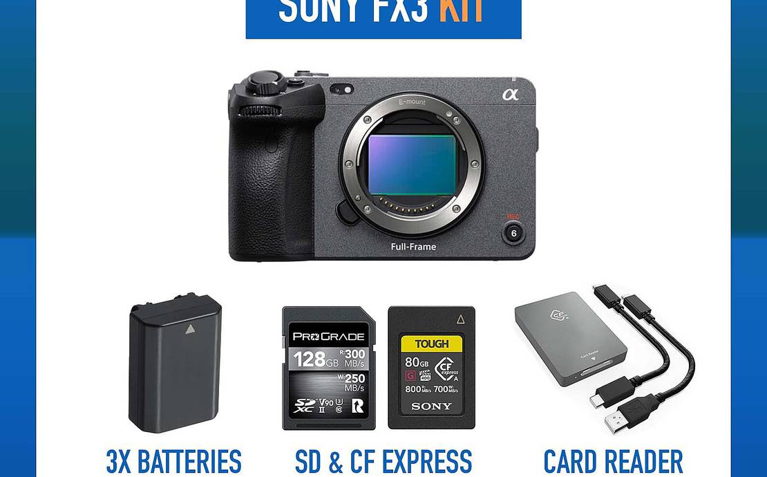 Sony FX3 Full-Frame Cinema Camera Body