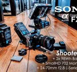 Sony FX3 Pro Shooter Kit w/ 24-70mm, 702 Monitor, 2x98Wh Batts, & Audio handle