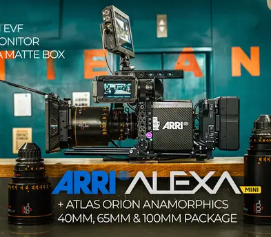 ARRI ALEXA Mini Wireless & Monitor Package + Atlas Orion Anamorphics A-Set