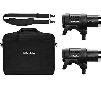 Profoto D2 DUO Kit 500Ws AirTTL Monolight Photography Strobe + Softbox + Stand