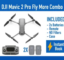 DJI Mavic 2 Pro Camera Drone Quadcopter +128GB +ND Filter +2x Batteries +Case