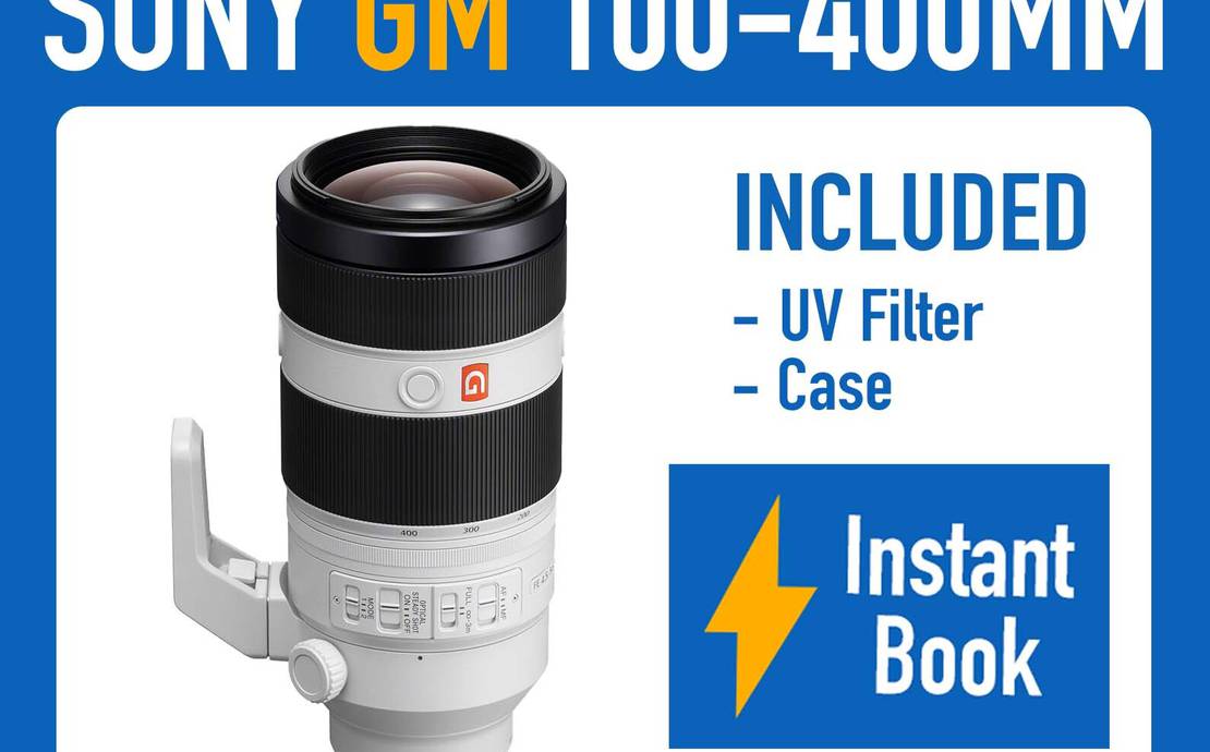 Sony FE 100-400mm f/4.5-5.6 GM OSS Lens Telephoto Zoom E-Mount - SEL100400GM