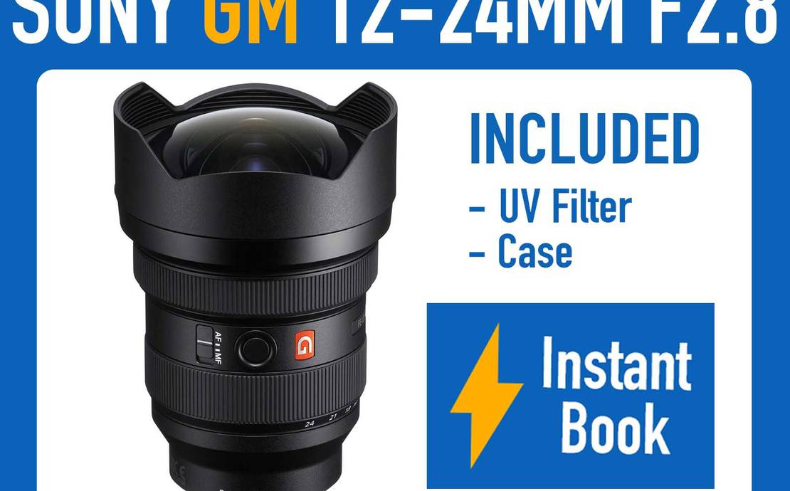 Sony FE 12-24mm f/2.8 GM Lens Ultra Wide Camera Lens G Master - SEL1224GM