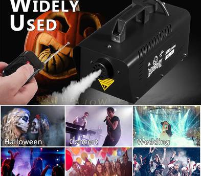 500 Watt Portable Fog Smoke Machine Wired Remote Control