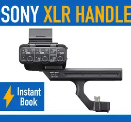 Sony XLR-H1 XLR Top Handle Unit for FX3 FX2 FX30 Camera Audio Grip