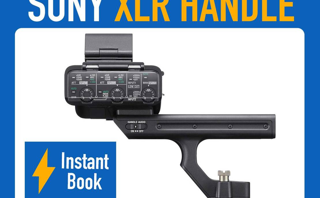 Sony XLR-H1 XLR Top Handle Unit for FX3 FX2 FX30 Camera Audio Grip