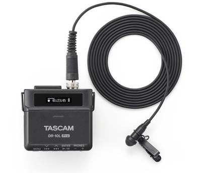 Tascam DR-10L Pro Field Recorder Micro Portable Audio Recorder with Lavalier Mic