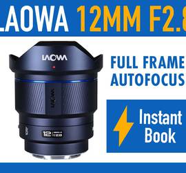 Laowa 12mm f/2.8 Lite Zero-D FF Autofocus Sony E-Mount Wide Angle Camera Lens
