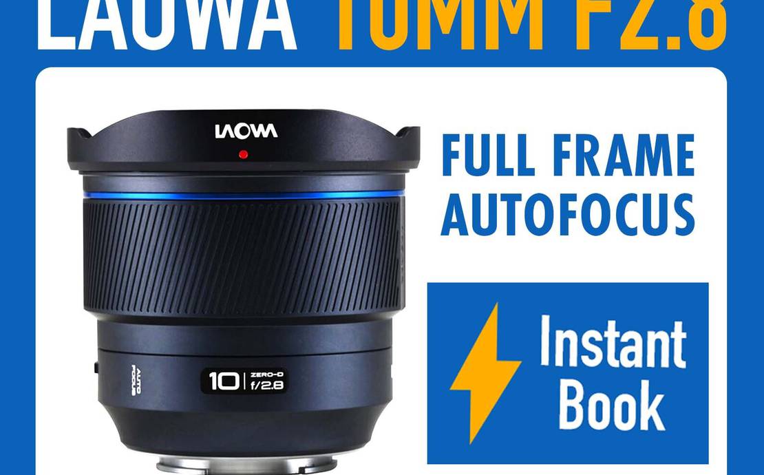 Laowa 10mm Zero-D FF Autofocus Sony E-Mount Wide Angle Camera Lens