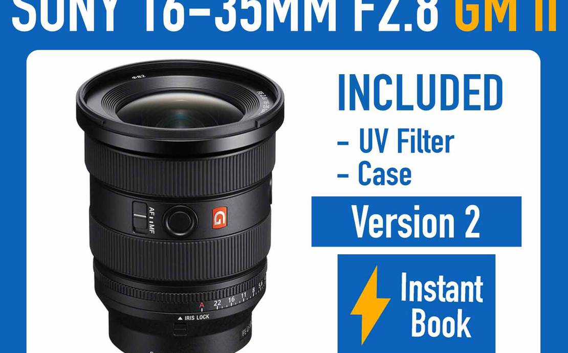 Sony FE 16-35mm f/2.8 GM II Lens Wide Zoom E-Mount Camera Lens - SEL1635GM2 F2.8