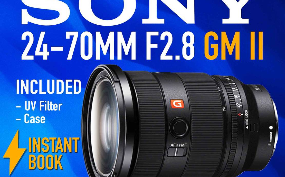 Sony FE 24-70mm f/2.8 GM II Mirrorless E-Mount Camera Lens for Rent in OC