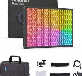 Aputure Amaran Pano P120c RGB COB LED Soft 120c Light Panel + Softbox + Stand