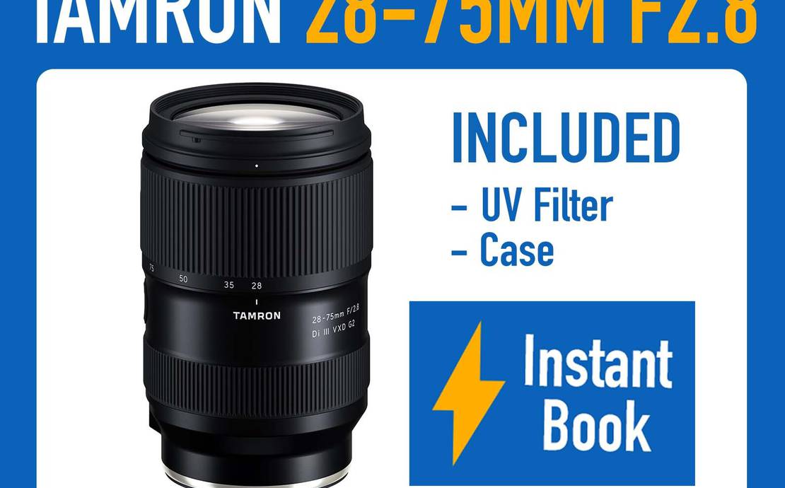 Tamron 28-75mm f/2.8 V2 Di III RXD Sony E-Mount Lens for Rent in OC