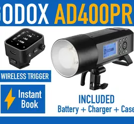 Godox AD400Pro Witstro All-in-One Outdoor Flash Strobe Light Kit + Sony Trigger