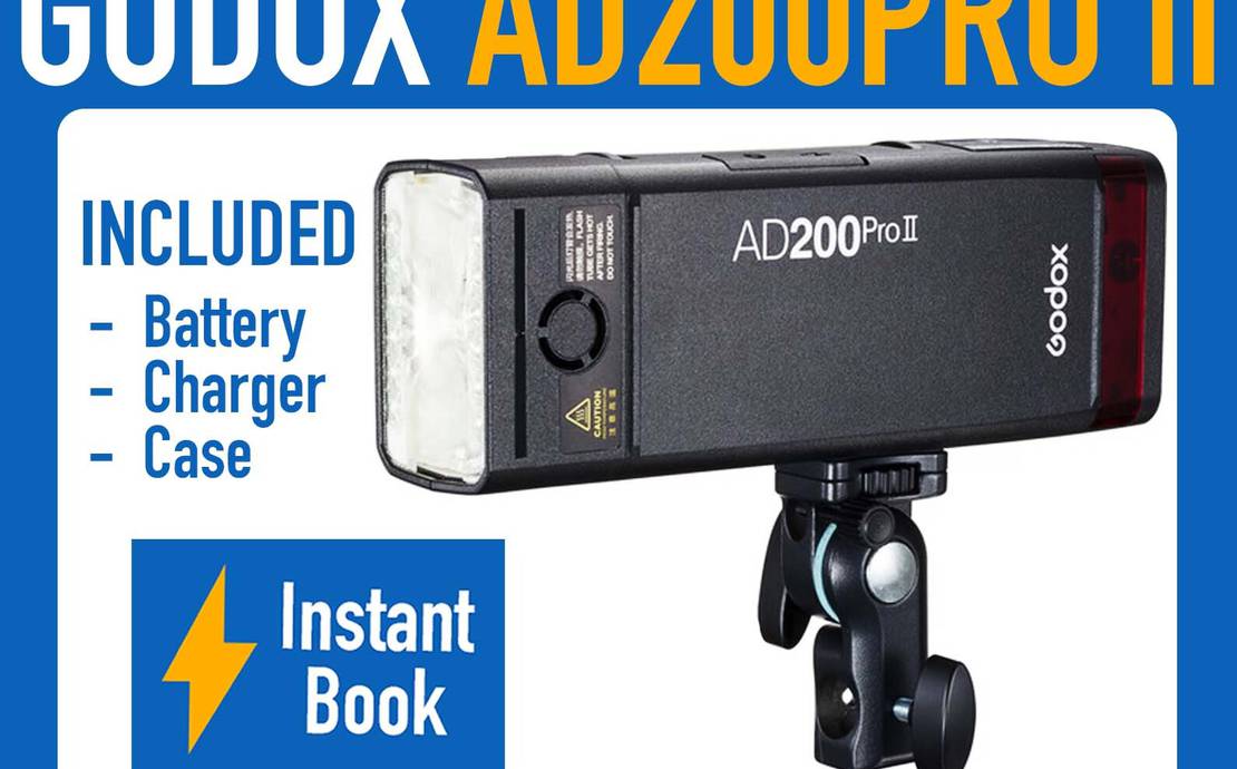 Godox AD200Pro II TTL Pocket Flash Strobe Light Kit + Godox X3 Trigger For Sony