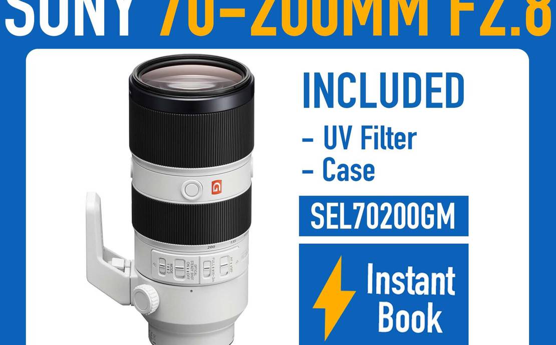 Sony FE 70-200mm f/2.8 GM OSS Zoom Telephoto Camera Lens - SEL70200GM f2.8