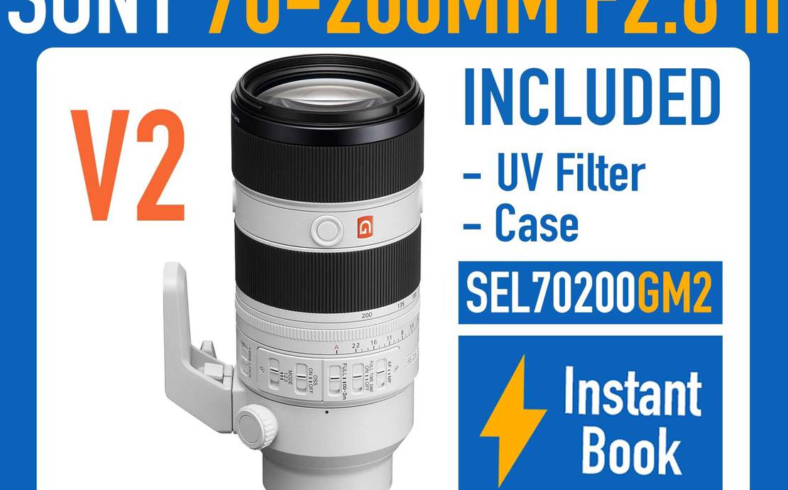 Sony FE 70-200mm f/2.8 GM OSS II Zoom Telephoto E-Mount Camera Lens f2.8 70 200