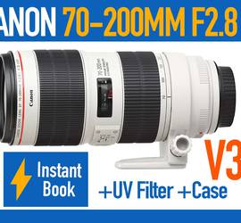 Canon EF 70-200mm f2.8L IS III USM Lens Telephoto Zoom EOS EF Mount - 3044C002