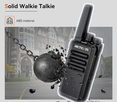 Retevis RT68 2 Way Radio Long Range Walkie Talkies (10 Pack) + Multi Way Charger