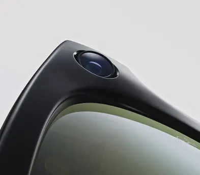 Ray-Ban Meta AI Wayfarer Glasses Video Sunglasses Polarized Black - RayBan (IE)