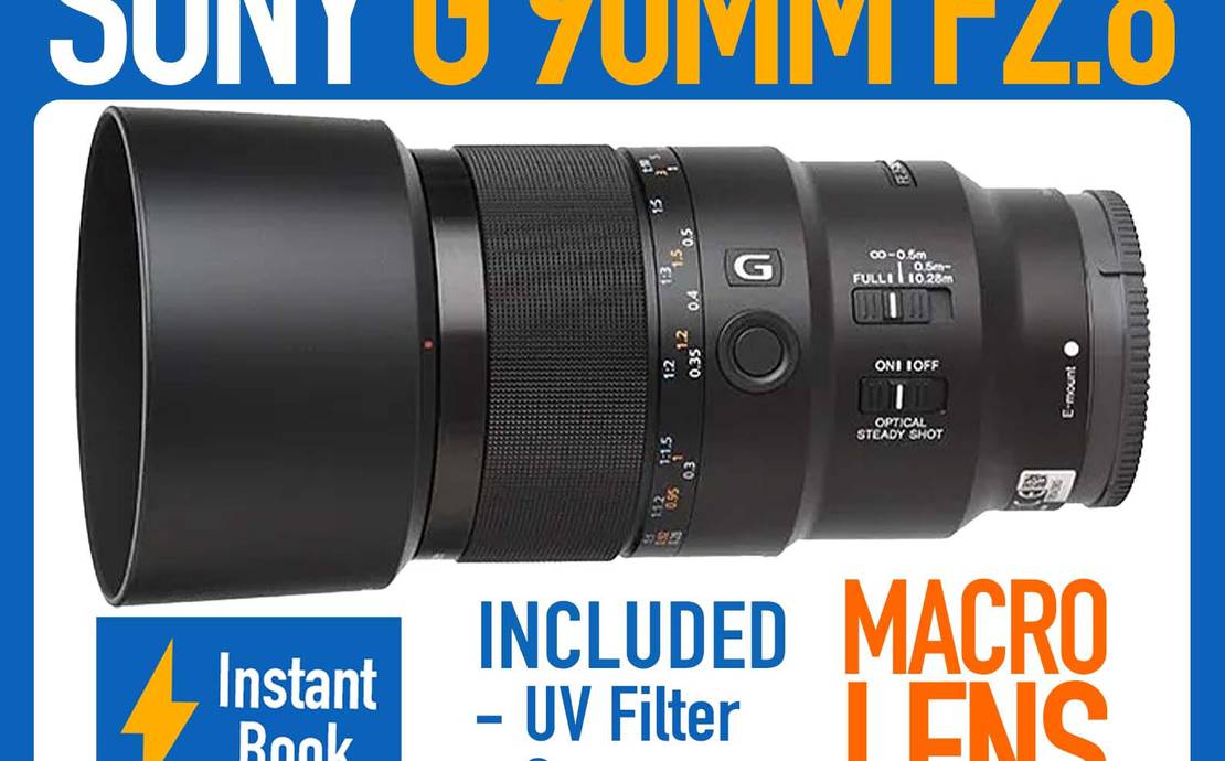 Sony FE 90mm f/2.8 Macro G OSS Lens Sharp Detail Close-Up E-Mount SEL90M28G