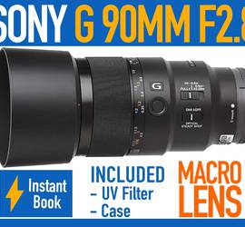 Sony FE 90mm f/2.8 Macro G OSS Lens Sharp Detail Close-Up E-Mount SEL90M28G