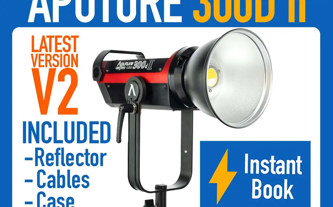 Aputure Light Storm LS C300d Mark II LED Light Kit Continuous Video 300d II V2