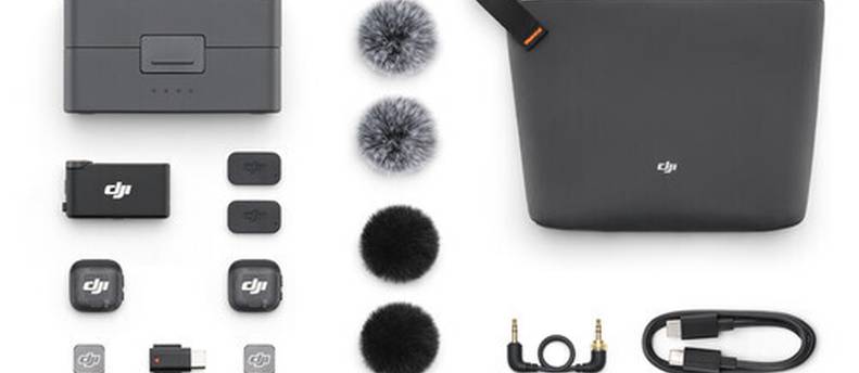 DJI Mic 3 2-Person Compact Wireless Microphone System/Recorder for Camera & Smar