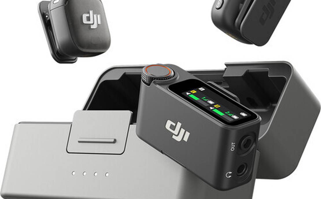 DJI Mic 3 2-Person Compact Wireless Microphone System/Recorder for Camera & Smar