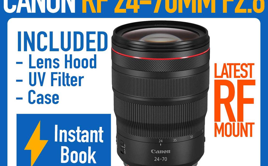 Canon RF 24-70mm f/2.8L IS USM Zoom Camera Lens RF Mount