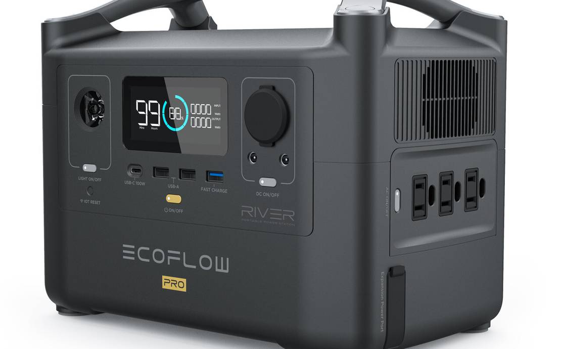 EcoFlow RIVER Pro Portable Power Station 720Wh 600W Solar Generator