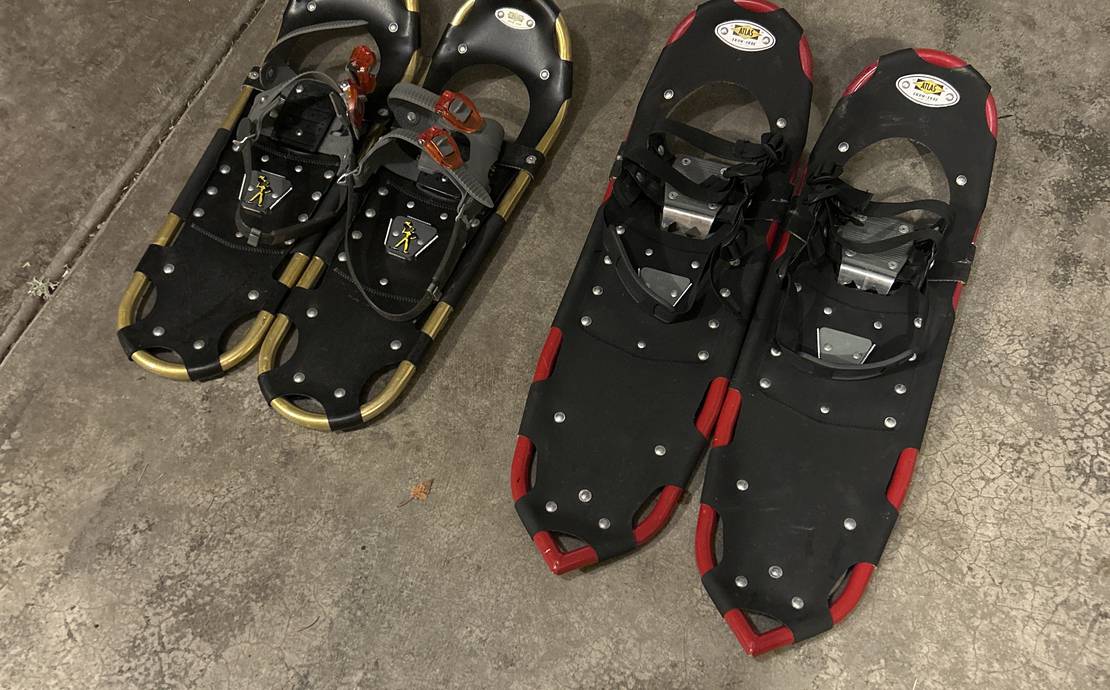 Snowshoes Sizes 30” & 25” (two pairs available)