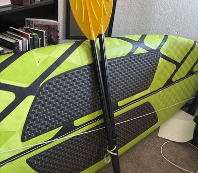 9f 6in Paddle Board W/ 2 Paddles Included
