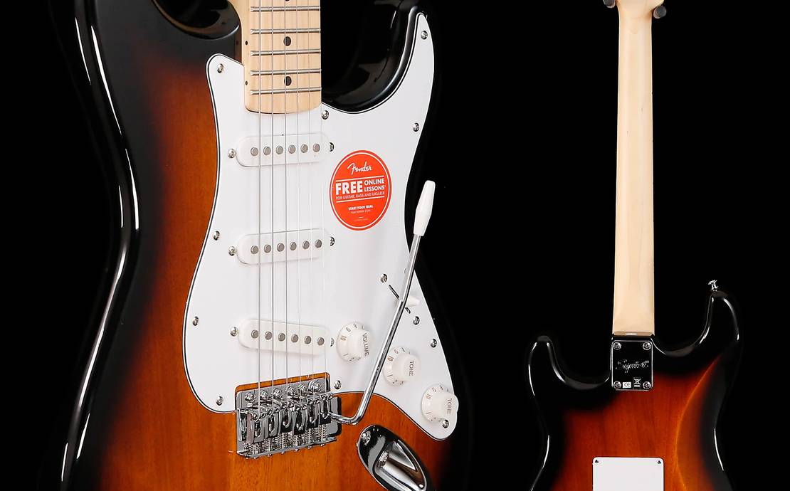 Squier Affinity Series Stratocaster, Maple Fb, 2-Color Sunburst