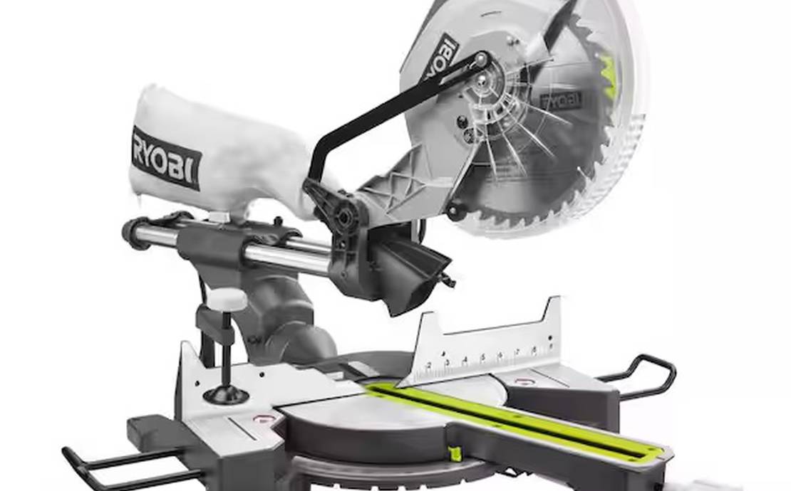 RYOBI 10-Inch Sliding Compound Miter Saw with Stand