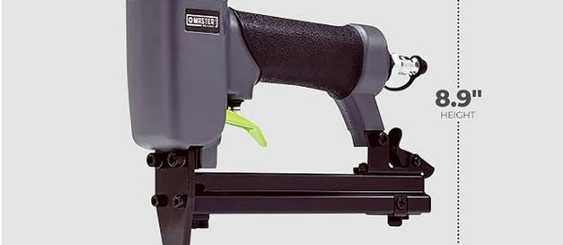 Pneumatic Upholstery Stapler (22 Gauge) & Gooseneck Webbing Stretcher
