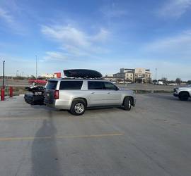 Yakima Rooftop Cargo Box SkyBox 16 Carbonite 16 Cubic Ft. Cargo Box