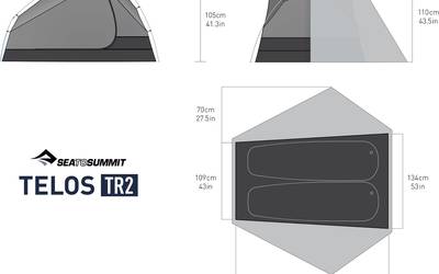 Sea to Summit Telos TR2 2-Person Backpacking Tent