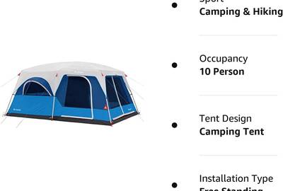 Columbia Tent (Large) Fits 6-10 people