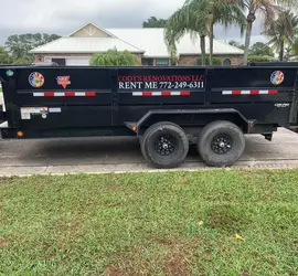 16 Foot Dump Trailer Rental (16,000lb capacity)