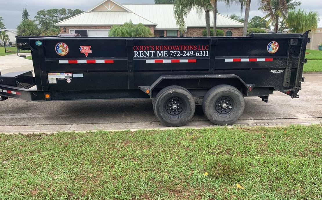 16 Foot Dump Trailer Rental (16,000lb capacity)