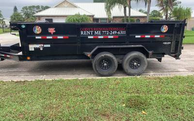 16 Foot Dump Trailer Rental (16,000lb capacity)