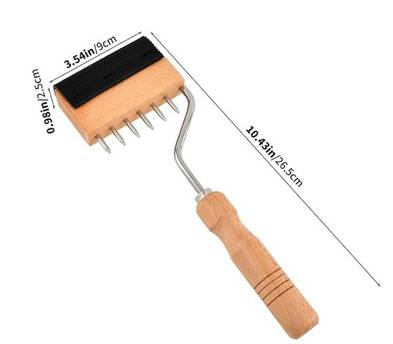 Pneumatic Upholstery Stapler (22 Gauge) & Gooseneck Webbing Stretcher